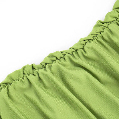 Summer Women Off Shoulder Ribbon Dress Fashion Streetwear Slim Wrap Hip Bodycon Party Dresses