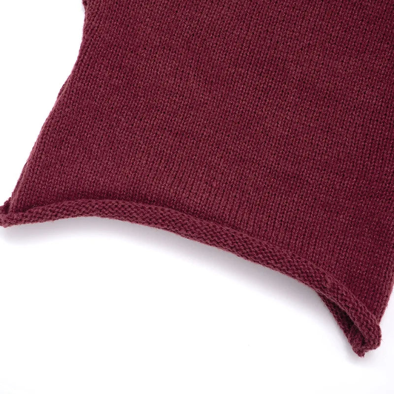 Casual Pullover Women Long Sleeve Y2K Knitted Sweater Tops Sexy Off Shoulder Club Fashion 2025 Winter Jumpers Sweater