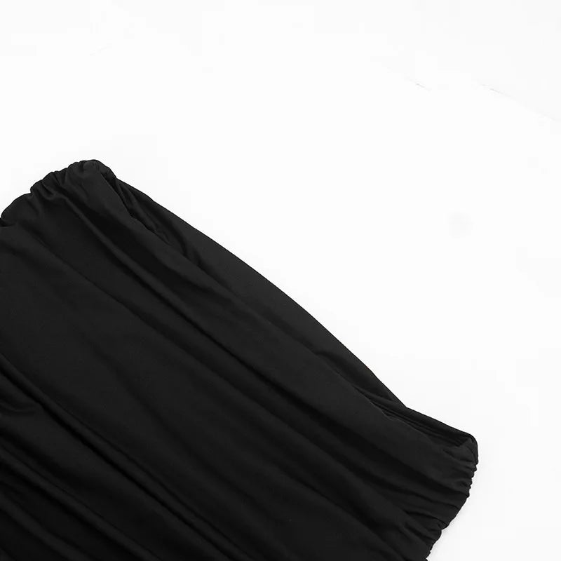 Spring Summer Women 2 Piece Dress Set Sexy Lace Patchwork Ruffle Ribbon Skirt Outfit Party Dress