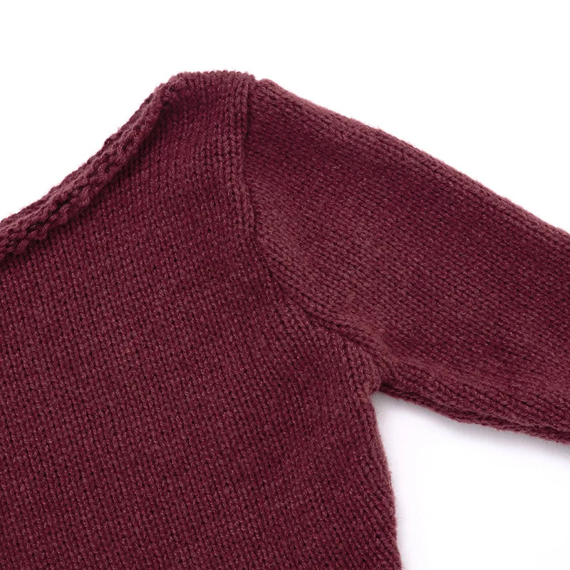 Casual Pullover Women Long Sleeve Y2K Knitted Sweater Tops Sexy Off Shoulder Club Fashion 2025 Winter Jumpers Sweater