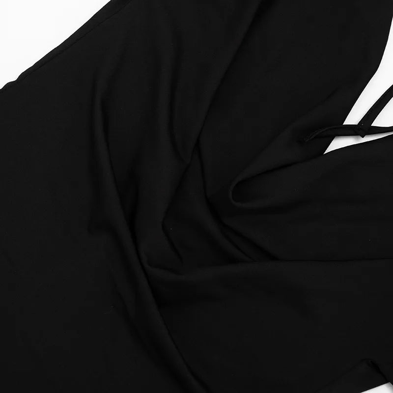 2026 Summer Women Sexy Off Shoulder 3/4 Sleeve Open Back Tie Up T Shirt Slim Fit Fashion Going Out Pullover Crop Tops Ladies