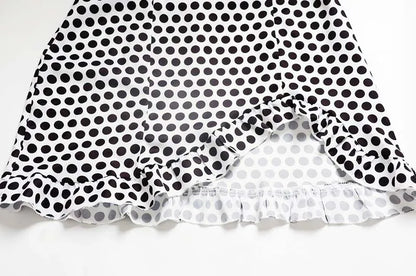 2026 Summer Polka Dot Halter Dress Women High Waist Backless Mini Dress Casual Party Short Dresses