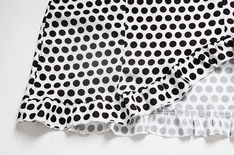 2026 Summer Polka Dot Halter Dress Women High Waist Backless Mini Dress Casual Party Short Dresses
